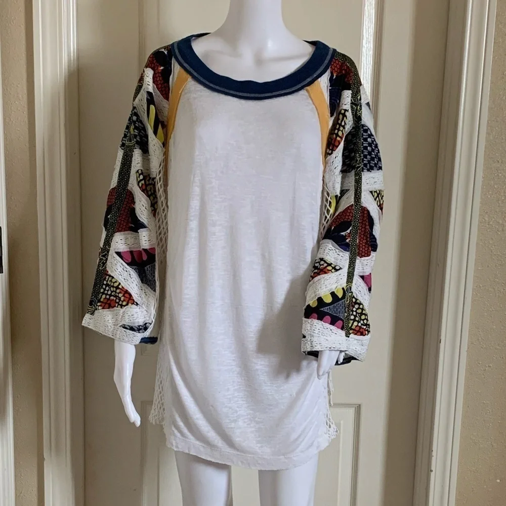 Free People Serengeti Mixed Media T-Shirt